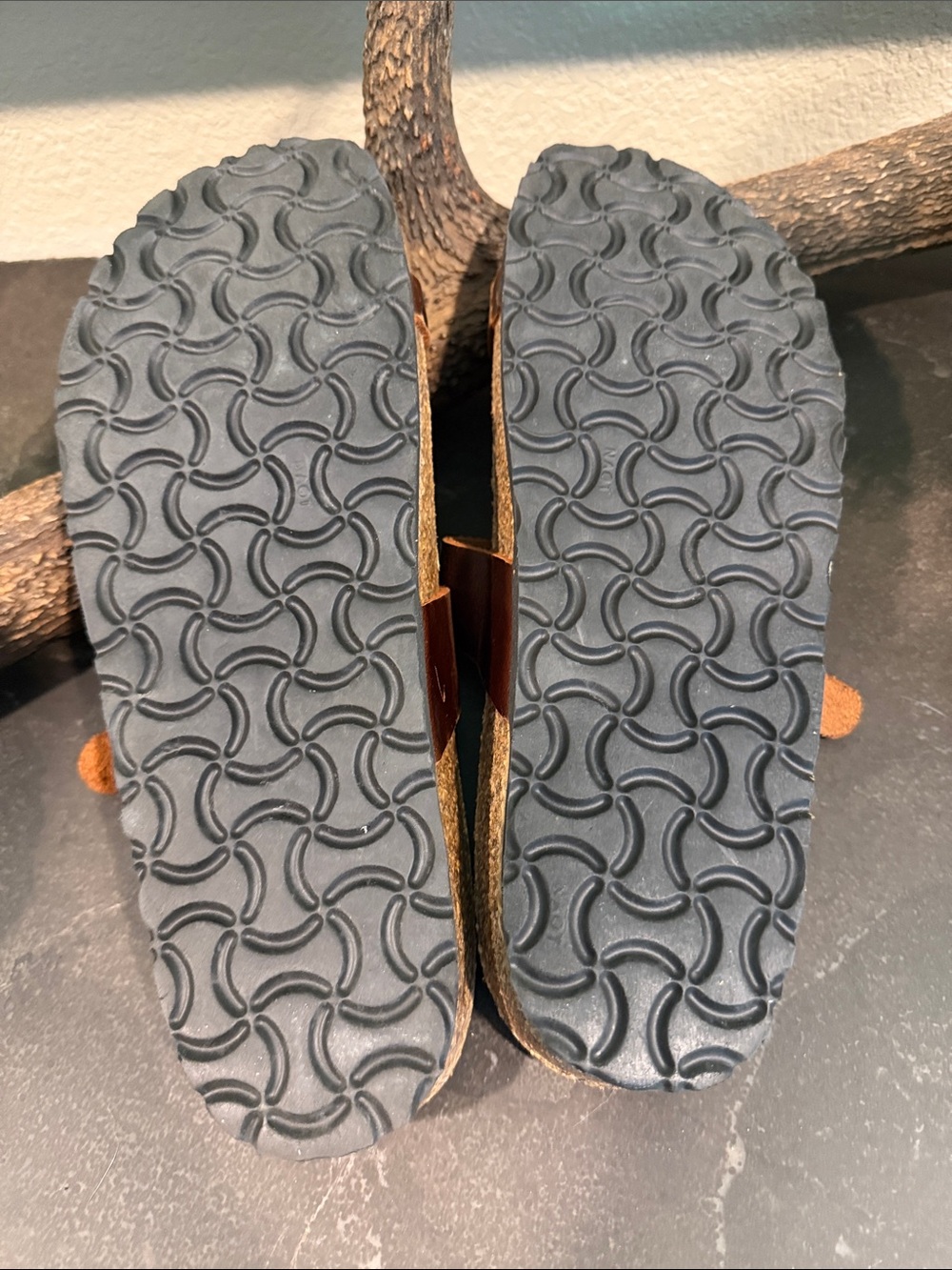 Naot Brown Leather Sandals - Picture 4 of 5